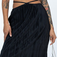 Blanca Midi Skirt Black