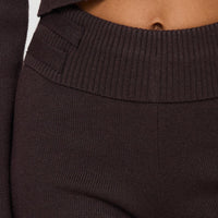 Try Me Knit Pants Chocolate Tall