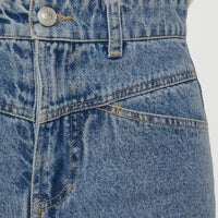 Deneuve Denim Maxi Skirt Mid Wash