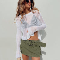 Iconic Cargo Mini Skirt Khaki