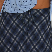 Orellia Mini Skirt Blue Check