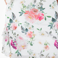 Fallen Roses Mini Skirt Multi