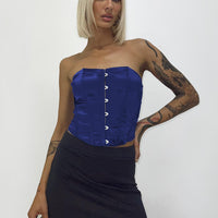 Ilina Mid Rise Mini Skirt Black