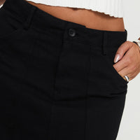Sumac Midi Skirt Black