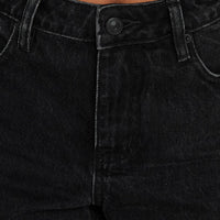 Reflecting Mid Rise Denim Shorts Black Wash