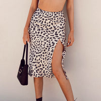 Nia Midi Skirt Beige