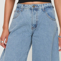 Horseshoe Jeans Washed Blue