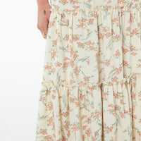 Miriah Maxi Skirt Cream Floral