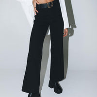 Tari Wide Leg Jeans Black