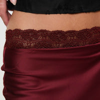 The Charmaine Maxi Skirt Burgundy