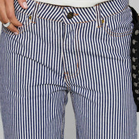 Top Model Jean Navy Stripe