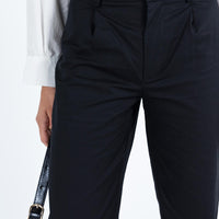 Titius Pants Solid Black