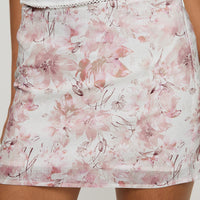 Gemelli Mini Skirt Floral