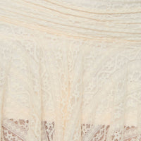 Lifas Lace Mini Skirt Cream Petite