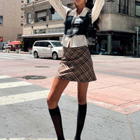 Darwin Mini Skirt Brown multi