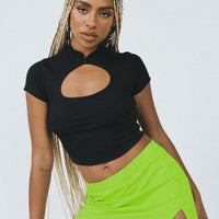 Aisha Mini Skirt Green