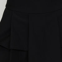 Yeva Pleat Mini Skirt Black