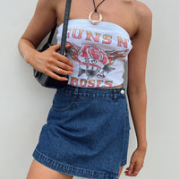 Edwina Skort Dark Wash Denim