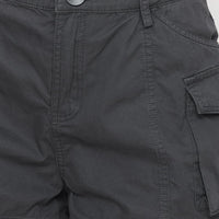 Colonel Cargo Mini Short Slate Petite