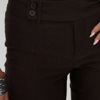 Kinkirk Flared Pants Chocolate Tall