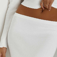 Just Like That Maxi Skirt White