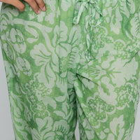 Finesse Pants Green Floral