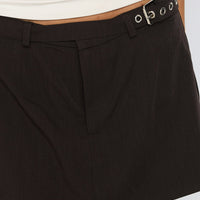 Miku Mini Skirt Brown