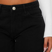 Maryanne Mid-rise Relaxed Jeans Washed Black