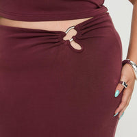 Whiley Maxi Skirt Mauve Curve