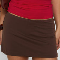 Basecamp Jersey Skort Chocolate