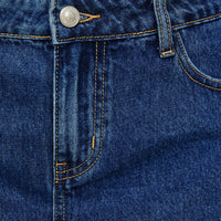 Nickei Denim Mini Skirt Mid Wash Tall