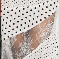 Rennar Maxi Skirt White / Polka Dot Petite