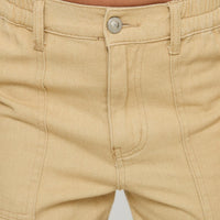 Nickei Utility Cargo Pants Beige