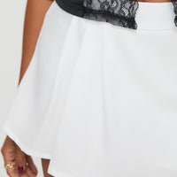 Stetson Pleated Skort White