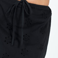 Flowerfields Maxi Skirt Black