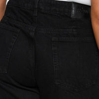 Goldie High Wide Jean True Black Curve