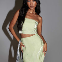 Precise Strapless Set Green