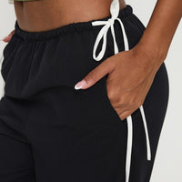 Sweet As Sugar Bow Pants Black / White