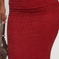 Silene Maxi Skirt Red