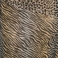 Diora Asymmetrical Midi Skirt Animal Print