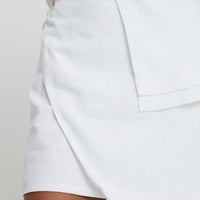 Springview Mini Skirt White