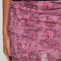 Gatti Mini Skirt Purple