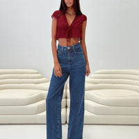 Nicolo Jeans Mid Blue Denim