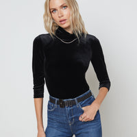 Aja Velvet Turtleneck