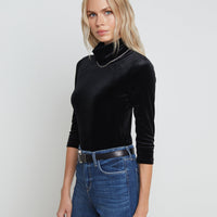 Aja Velvet Turtleneck