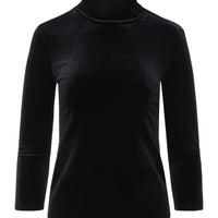 Aja Velvet Turtleneck