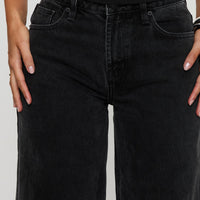 Toby Low Rise Baggy Jeans Charcoal