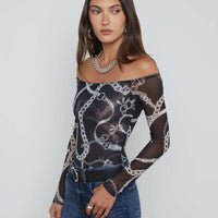 Peonie Off-The-Shoulder Bodysuit