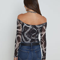 Peonie Off-The-Shoulder Bodysuit