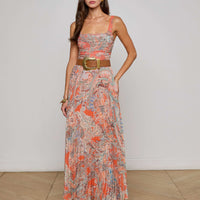 Rasha Mesh Paisley Tank